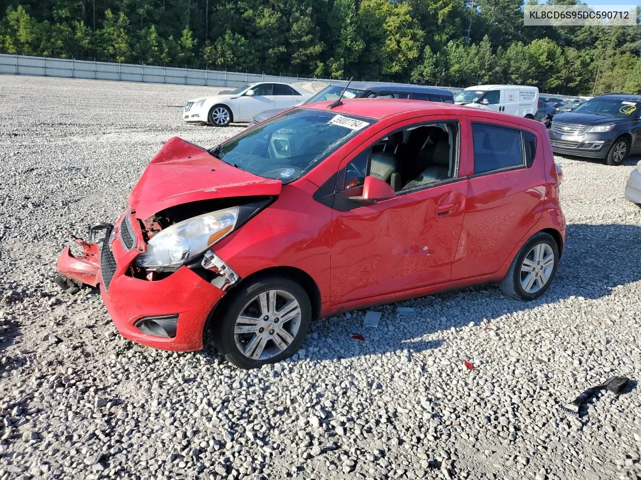 2013 Chevrolet Spark 1Lt VIN: KL8CD6S95DC590712 Lot: 69007764