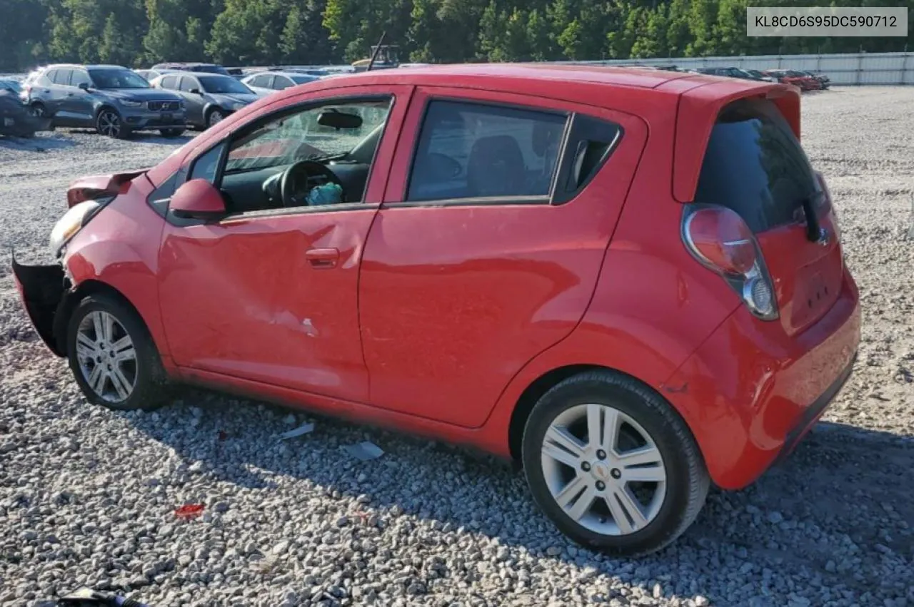 2013 Chevrolet Spark 1Lt VIN: KL8CD6S95DC590712 Lot: 69007764