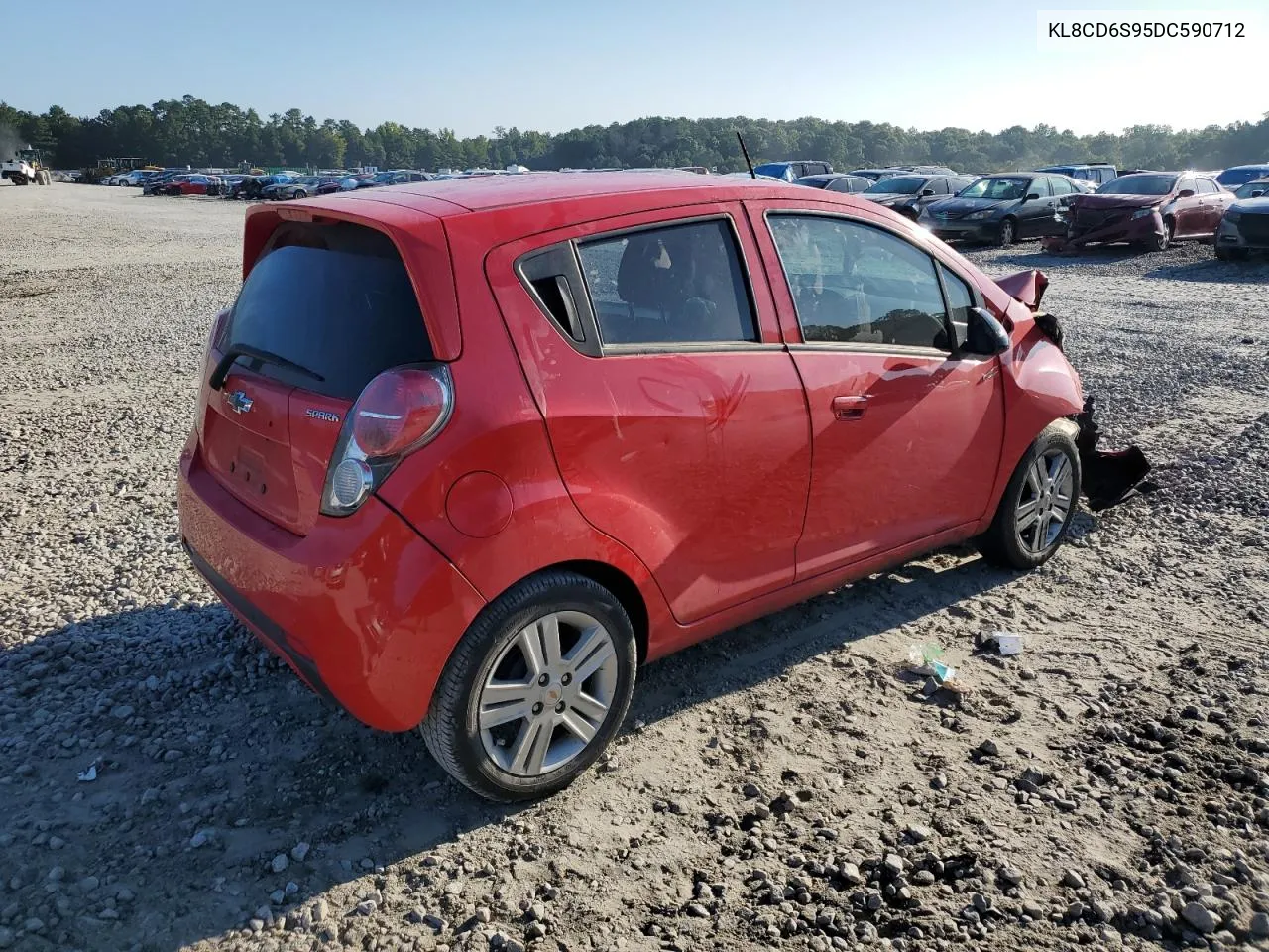 2013 Chevrolet Spark 1Lt VIN: KL8CD6S95DC590712 Lot: 69007764