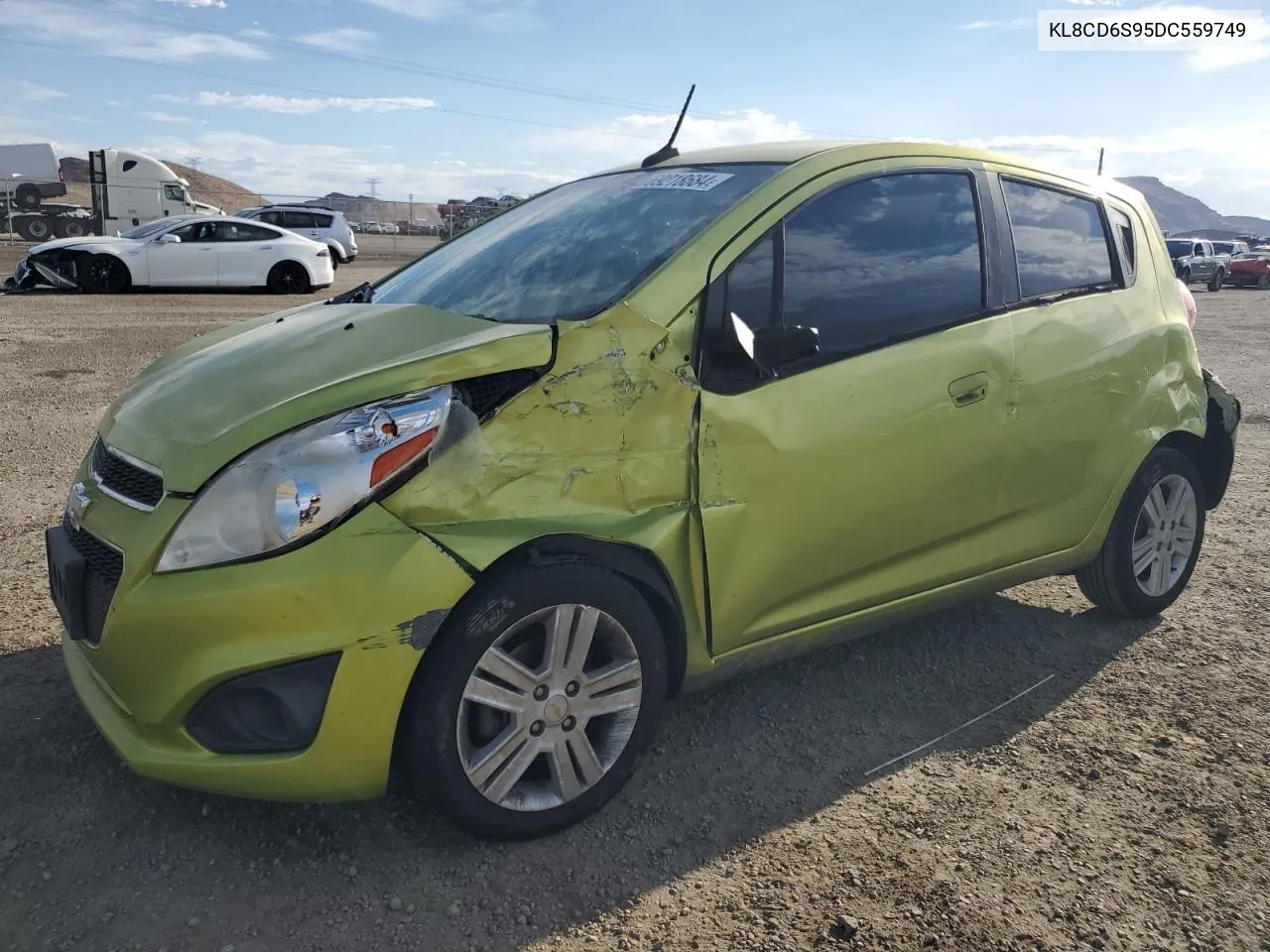 2013 Chevrolet Spark 1Lt VIN: KL8CD6S95DC559749 Lot: 69218684