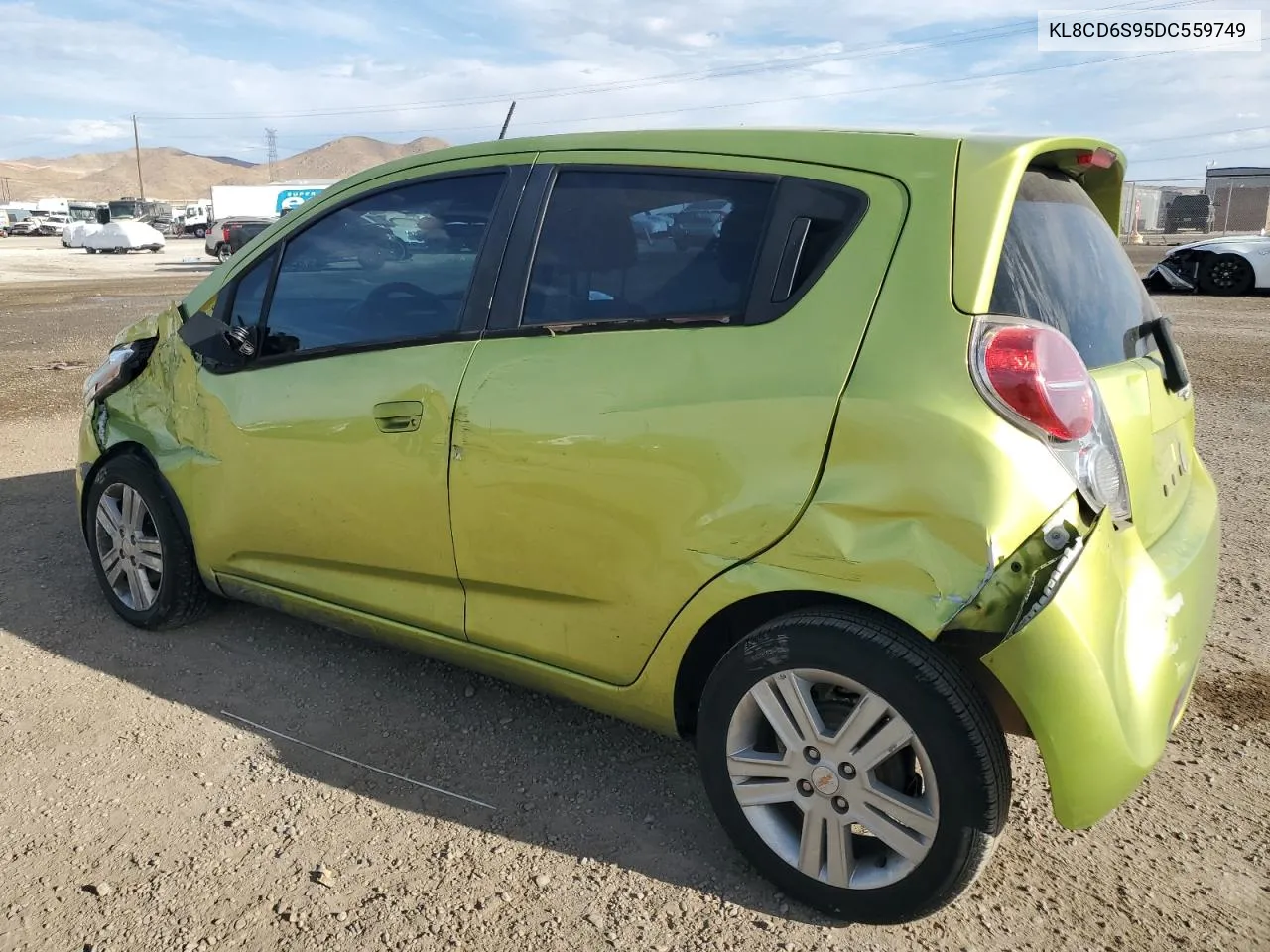 2013 Chevrolet Spark 1Lt VIN: KL8CD6S95DC559749 Lot: 69218684