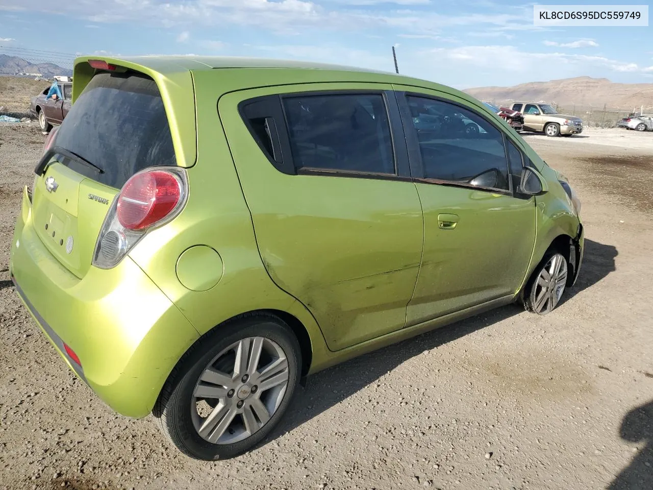 2013 Chevrolet Spark 1Lt VIN: KL8CD6S95DC559749 Lot: 69218684