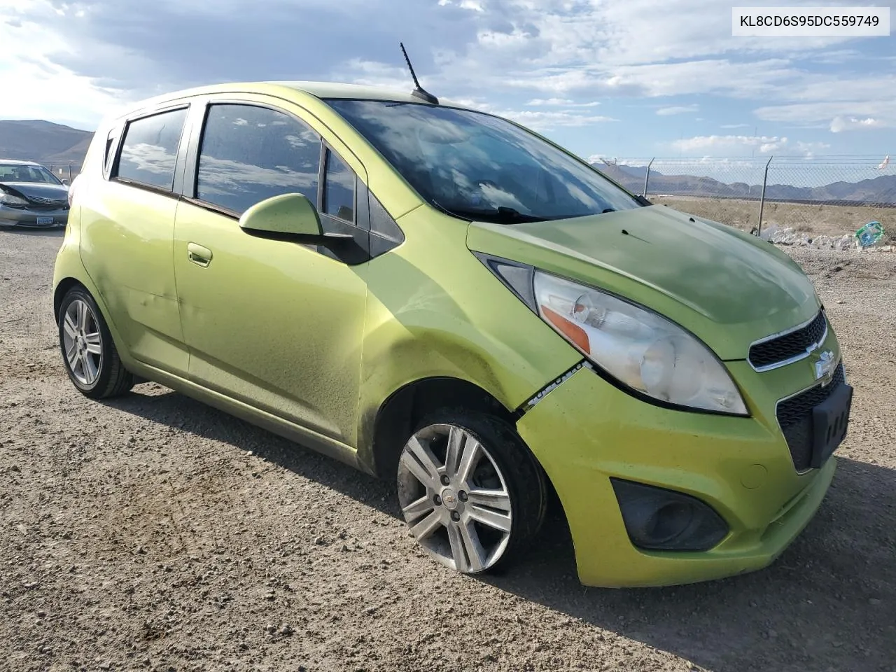 2013 Chevrolet Spark 1Lt VIN: KL8CD6S95DC559749 Lot: 69218684