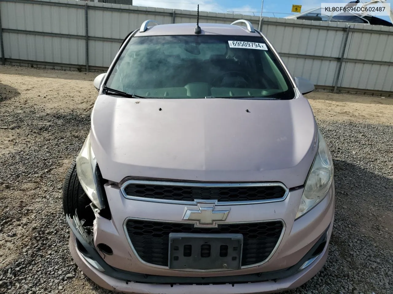 2013 Chevrolet Spark 2Lt VIN: KL8CF6S96DC602487 Lot: 69509794