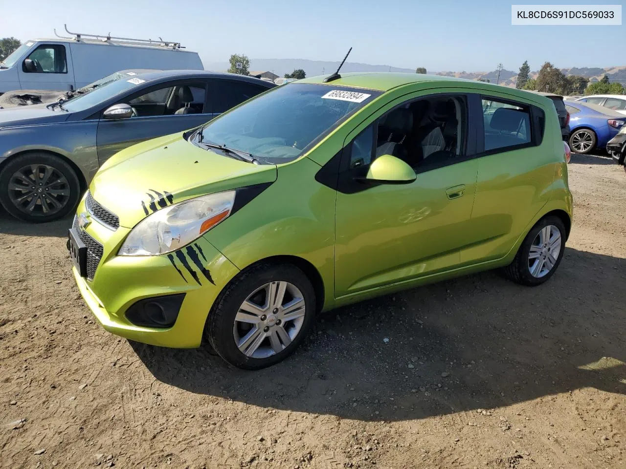 KL8CD6S91DC569033 2013 Chevrolet Spark 1Lt