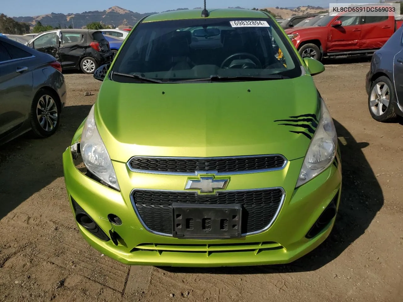 KL8CD6S91DC569033 2013 Chevrolet Spark 1Lt