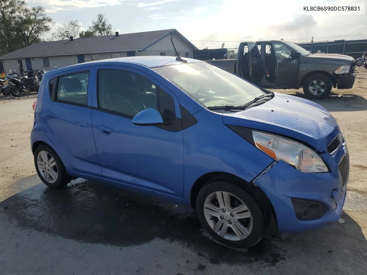 2013 Chevrolet Spark Ls VIN: KL8CB6S90DC578831 Lot: 70655374