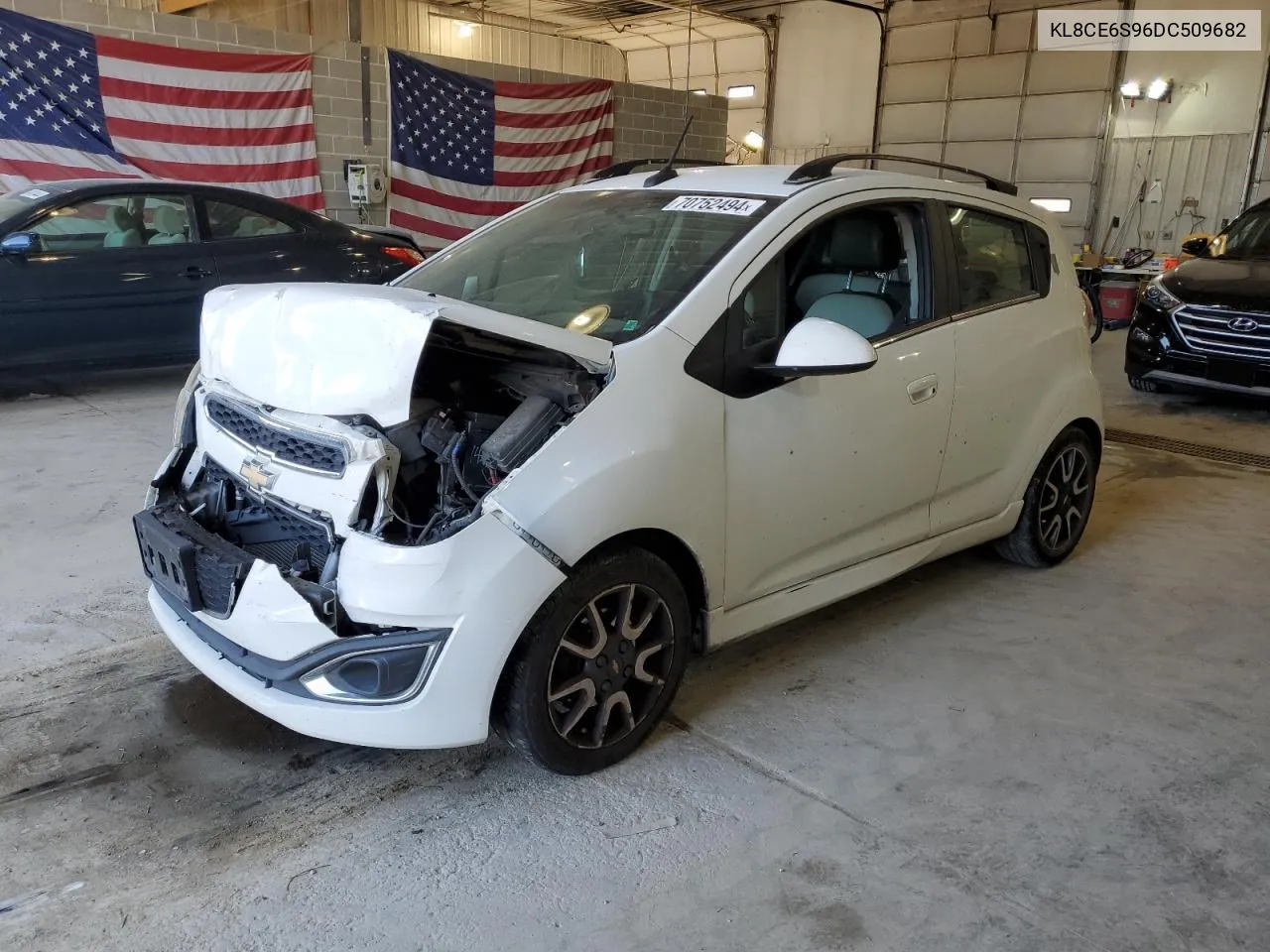 2013 Chevrolet Spark 2Lt VIN: KL8CE6S96DC509682 Lot: 70752494