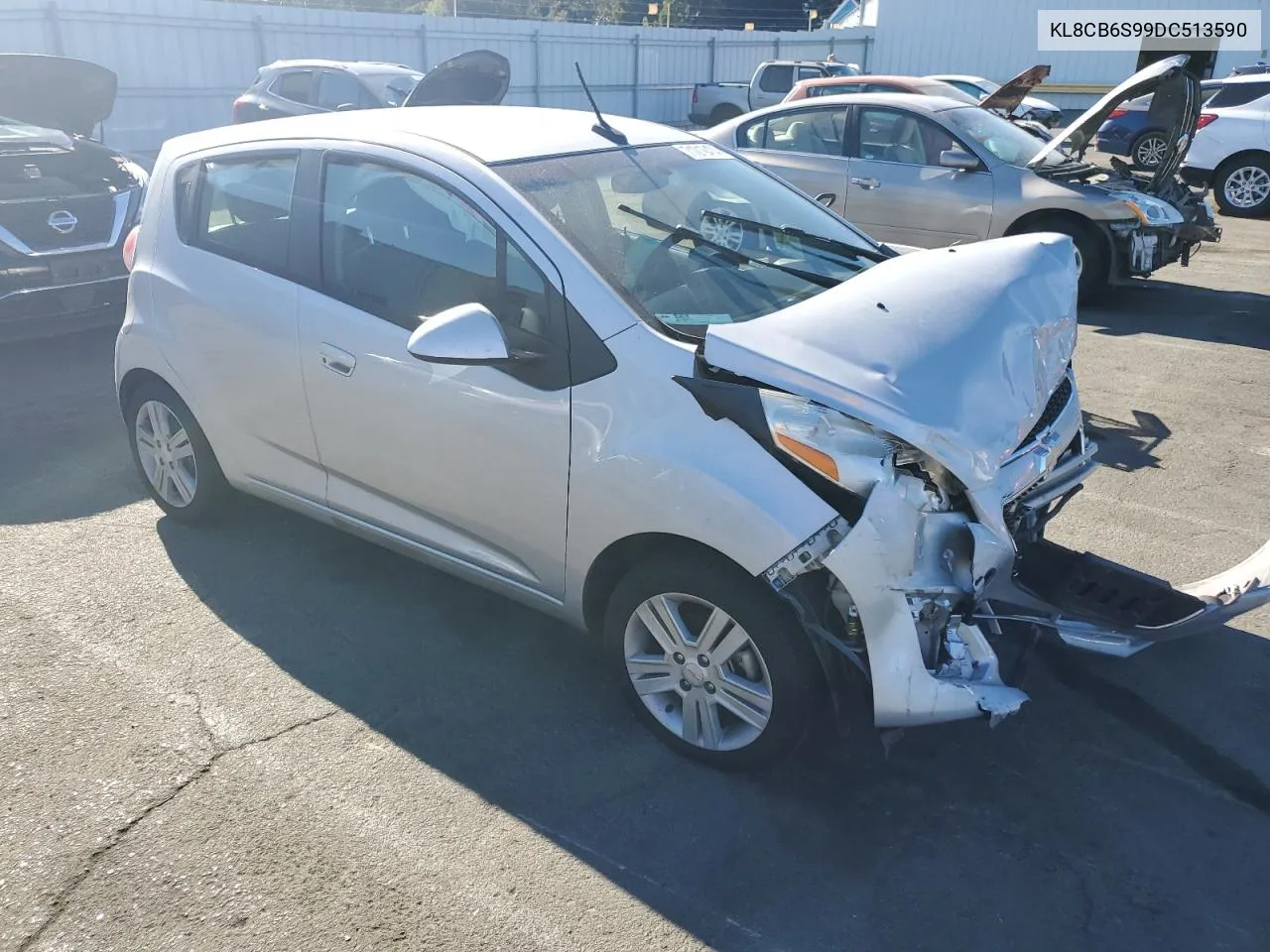 2013 Chevrolet Spark Ls VIN: KL8CB6S99DC513590 Lot: 71019474