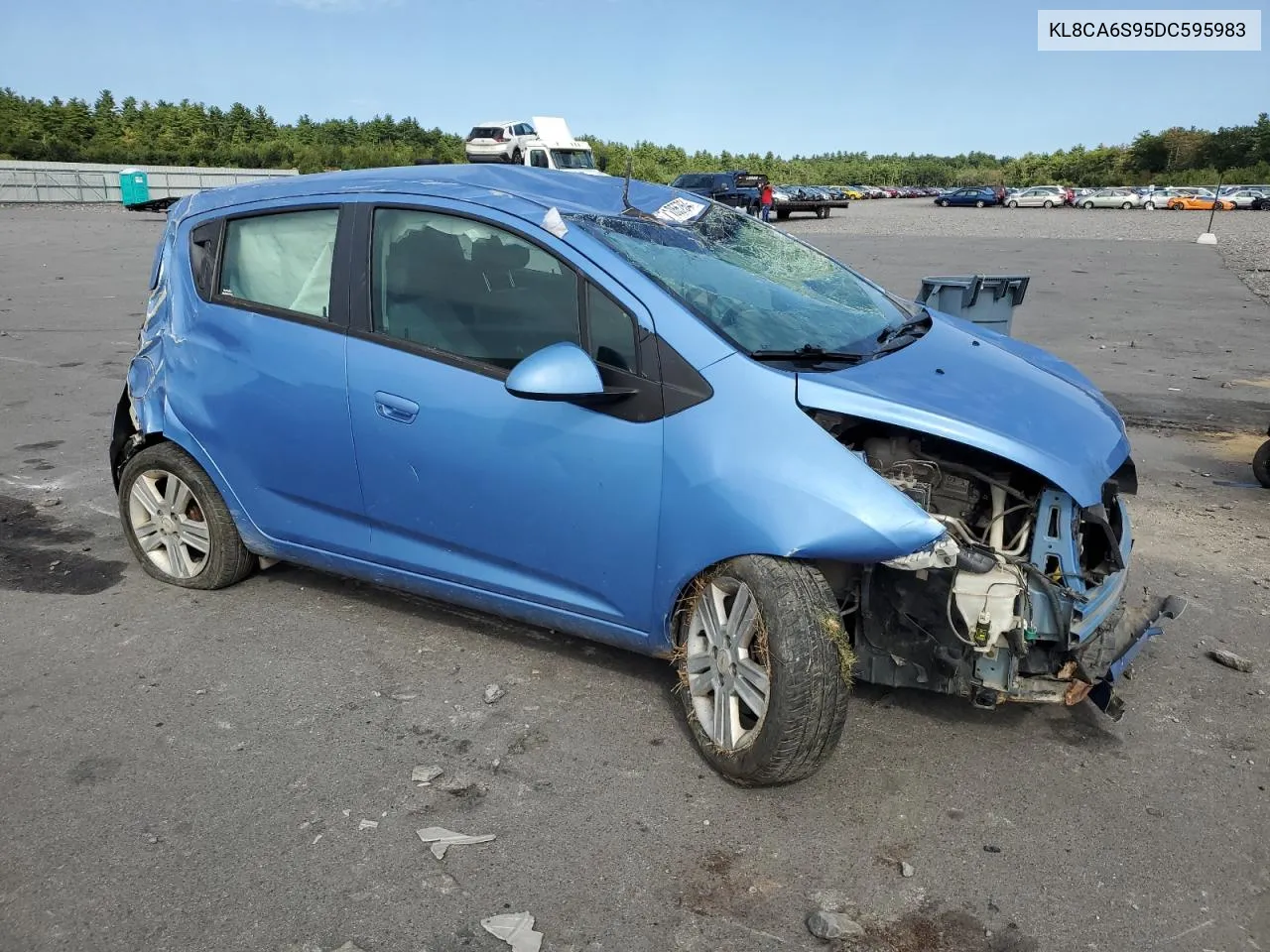 2013 Chevrolet Spark Ls VIN: KL8CA6S95DC595983 Lot: 71055764