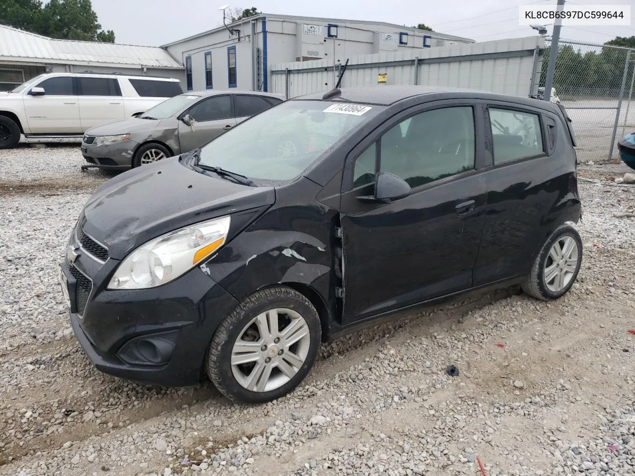 2013 Chevrolet Spark Ls VIN: KL8CB6S97DC599644 Lot: 71430964