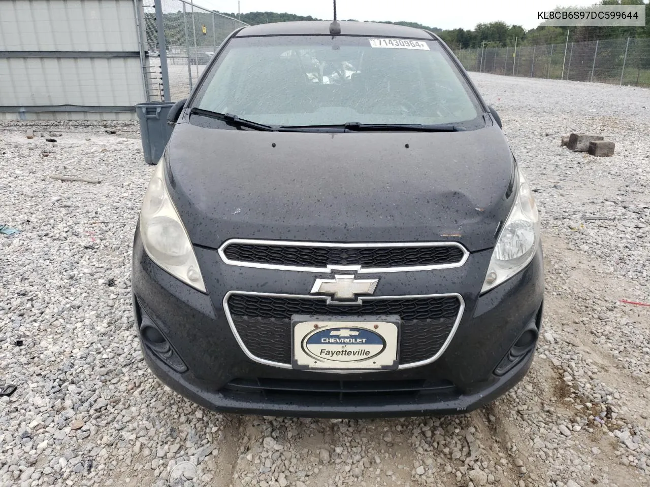 2013 Chevrolet Spark Ls VIN: KL8CB6S97DC599644 Lot: 71430964