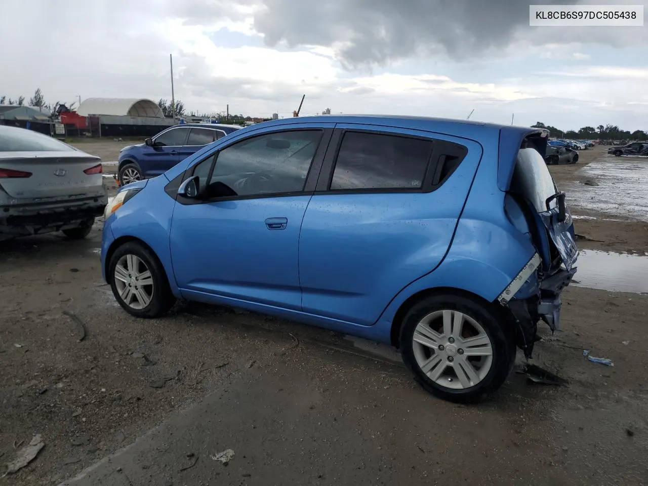 2013 Chevrolet Spark Ls VIN: KL8CB6S97DC505438 Lot: 71616484