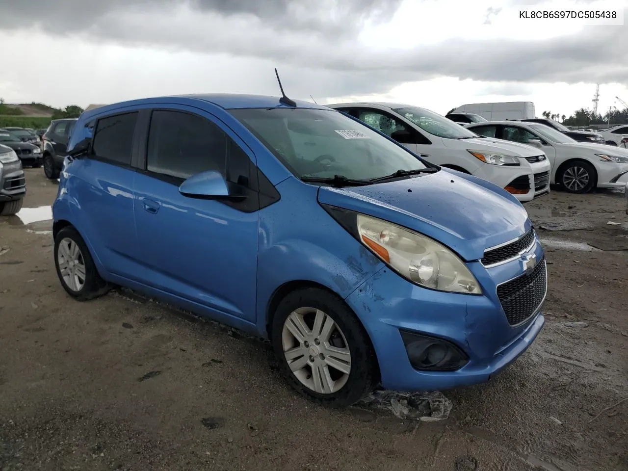 2013 Chevrolet Spark Ls VIN: KL8CB6S97DC505438 Lot: 71616484