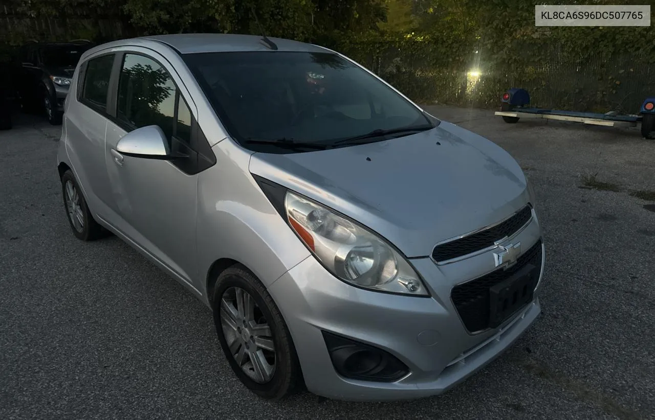 2013 Chevrolet Spark Ls VIN: KL8CA6S96DC507765 Lot: 71878494