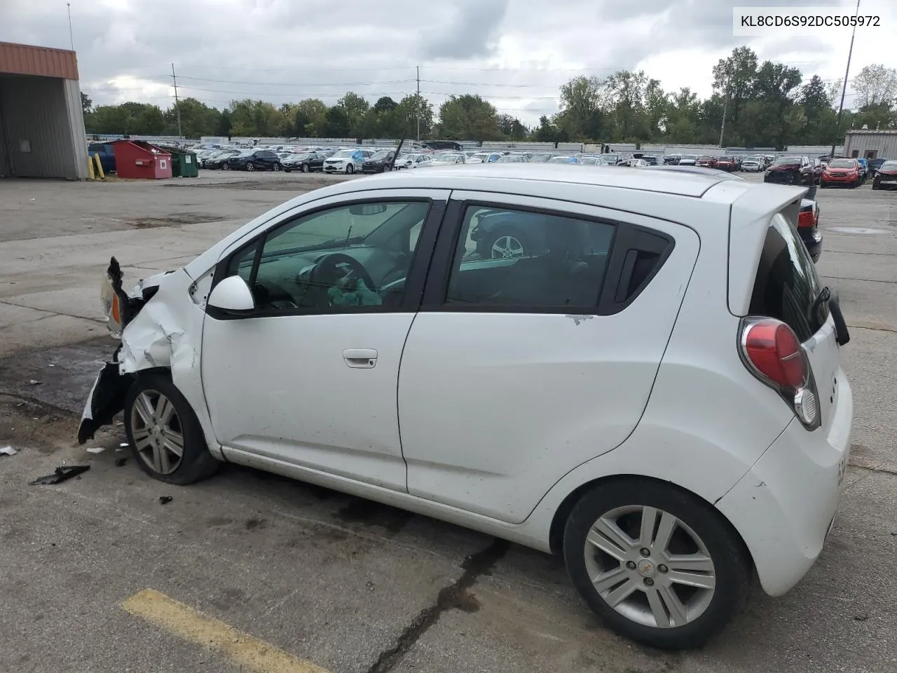 2013 Chevrolet Spark 1Lt VIN: KL8CD6S92DC505972 Lot: 72688504