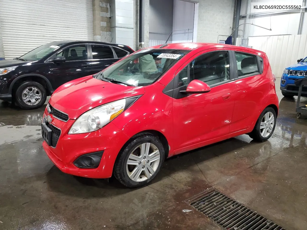 2013 Chevrolet Spark 1Lt VIN: KL8CD6S92DC555562 Lot: 73043354