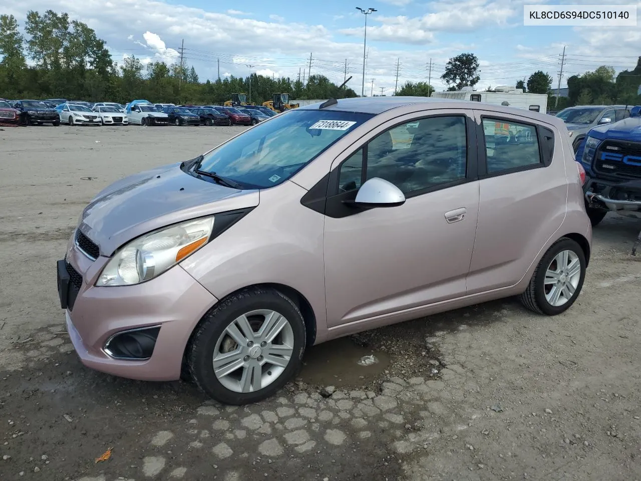 2013 Chevrolet Spark 1Lt VIN: KL8CD6S94DC510140 Lot: 73188644