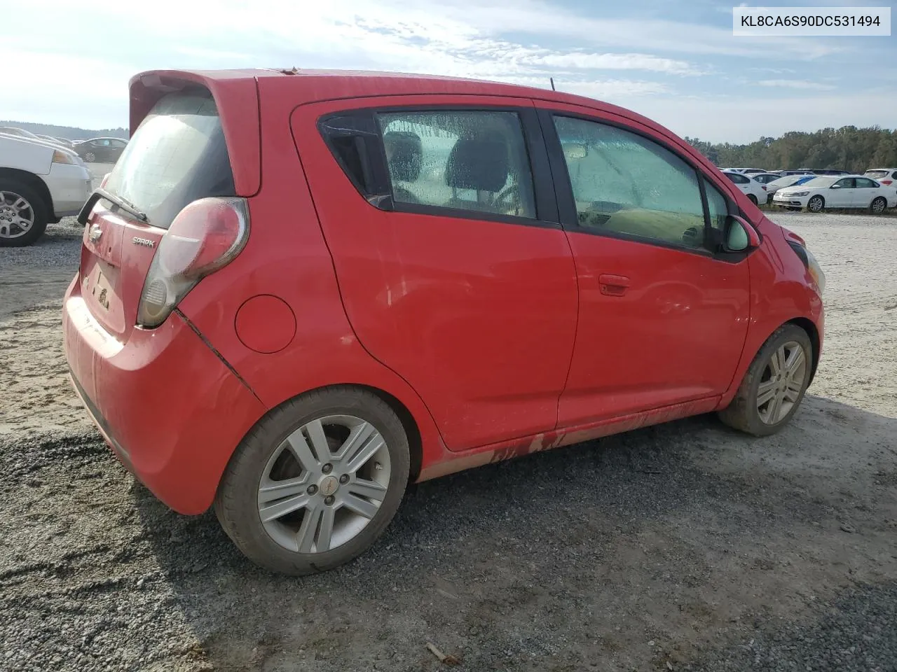 KL8CA6S90DC531494 2013 Chevrolet Spark Ls