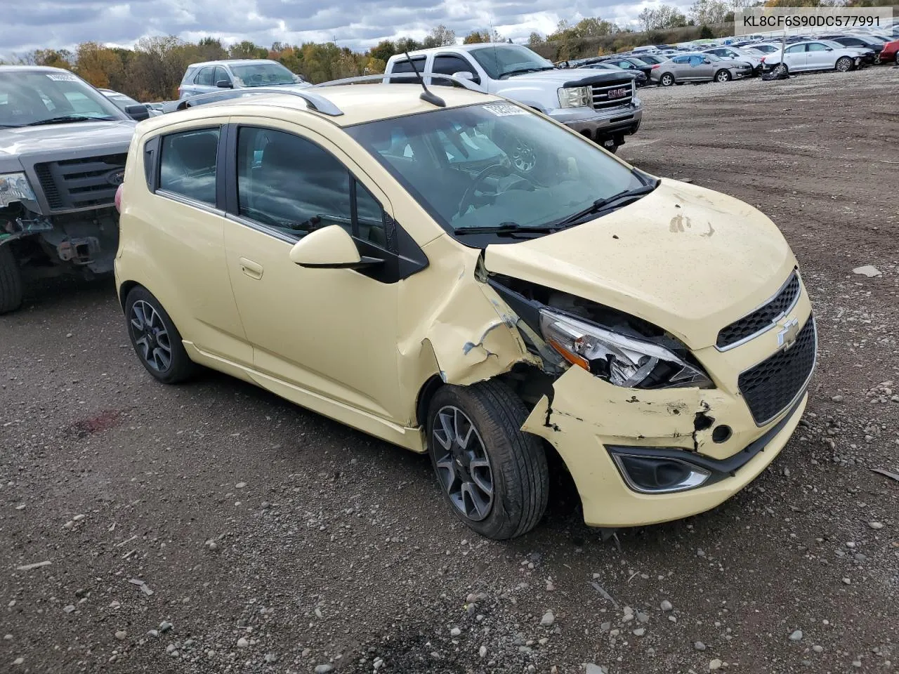 2013 Chevrolet Spark 2Lt VIN: KL8CF6S90DC577991 Lot: 75251854