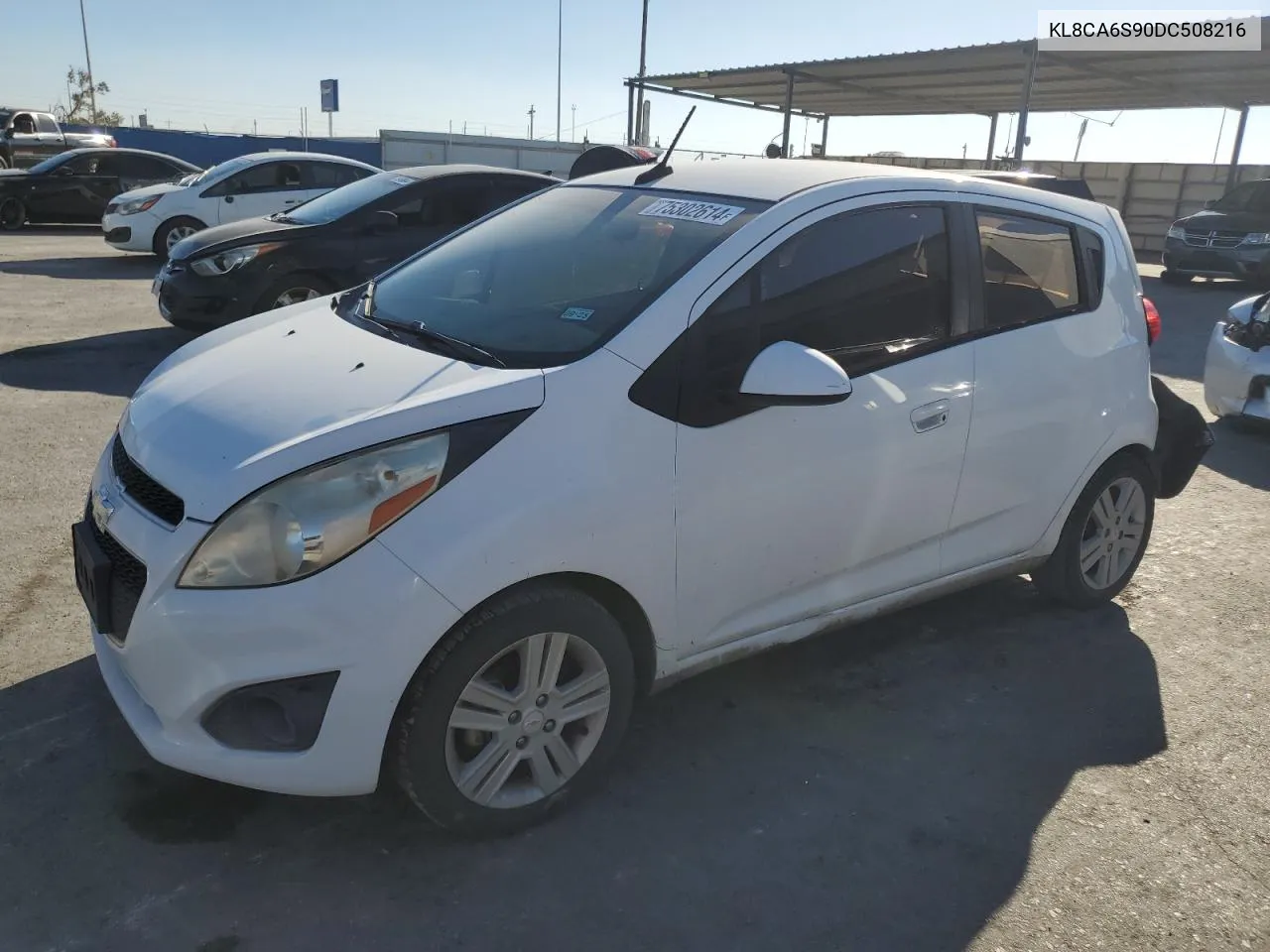 2013 Chevrolet Spark Ls VIN: KL8CA6S90DC508216 Lot: 75302614