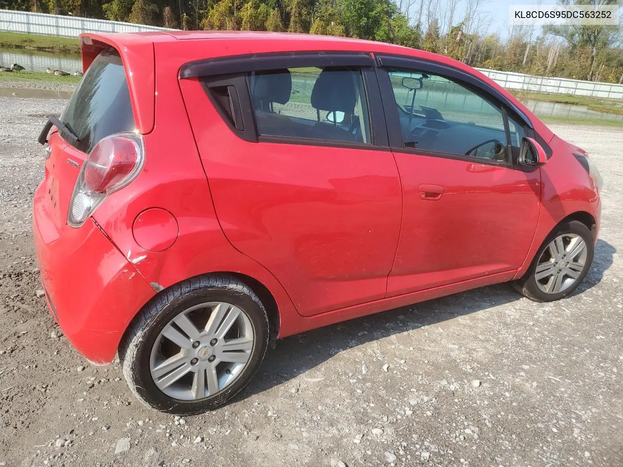 2013 Chevrolet Spark 1Lt VIN: KL8CD6S95DC563252 Lot: 75456304