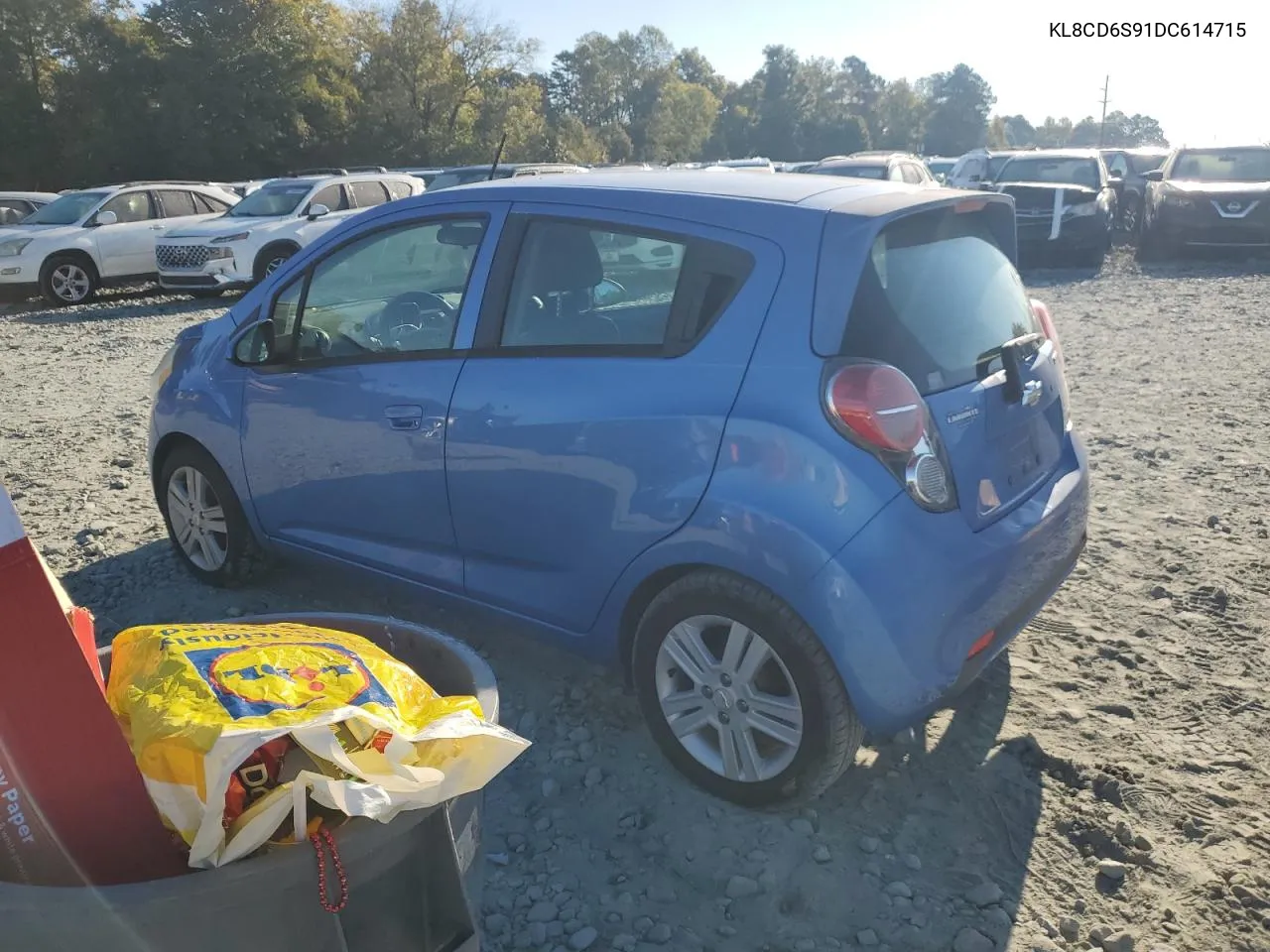 2013 Chevrolet Spark 1Lt VIN: KL8CD6S91DC614715 Lot: 75506554