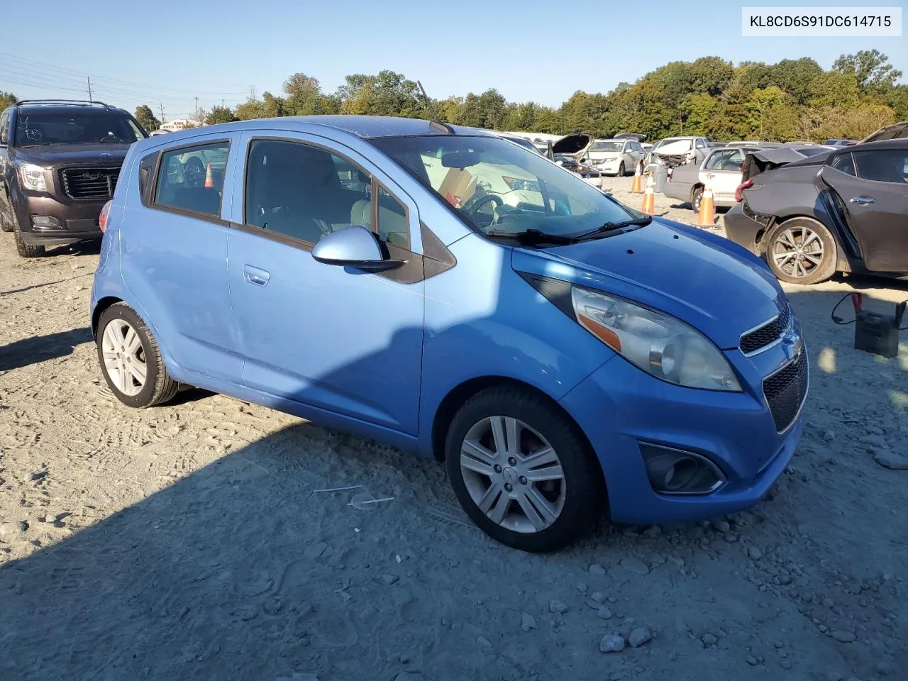 2013 Chevrolet Spark 1Lt VIN: KL8CD6S91DC614715 Lot: 75506554