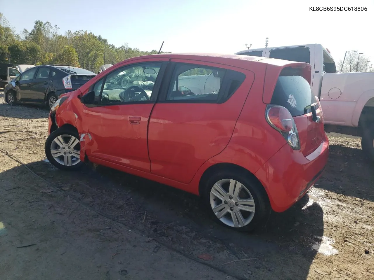 2013 Chevrolet Spark Ls VIN: KL8CB6S95DC618806 Lot: 75539064