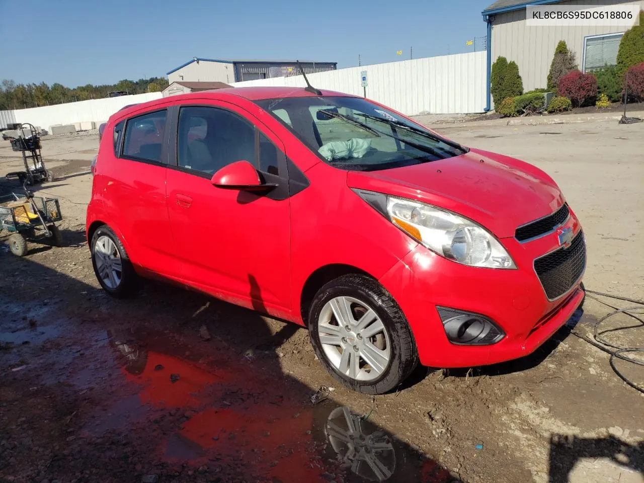 2013 Chevrolet Spark Ls VIN: KL8CB6S95DC618806 Lot: 75539064