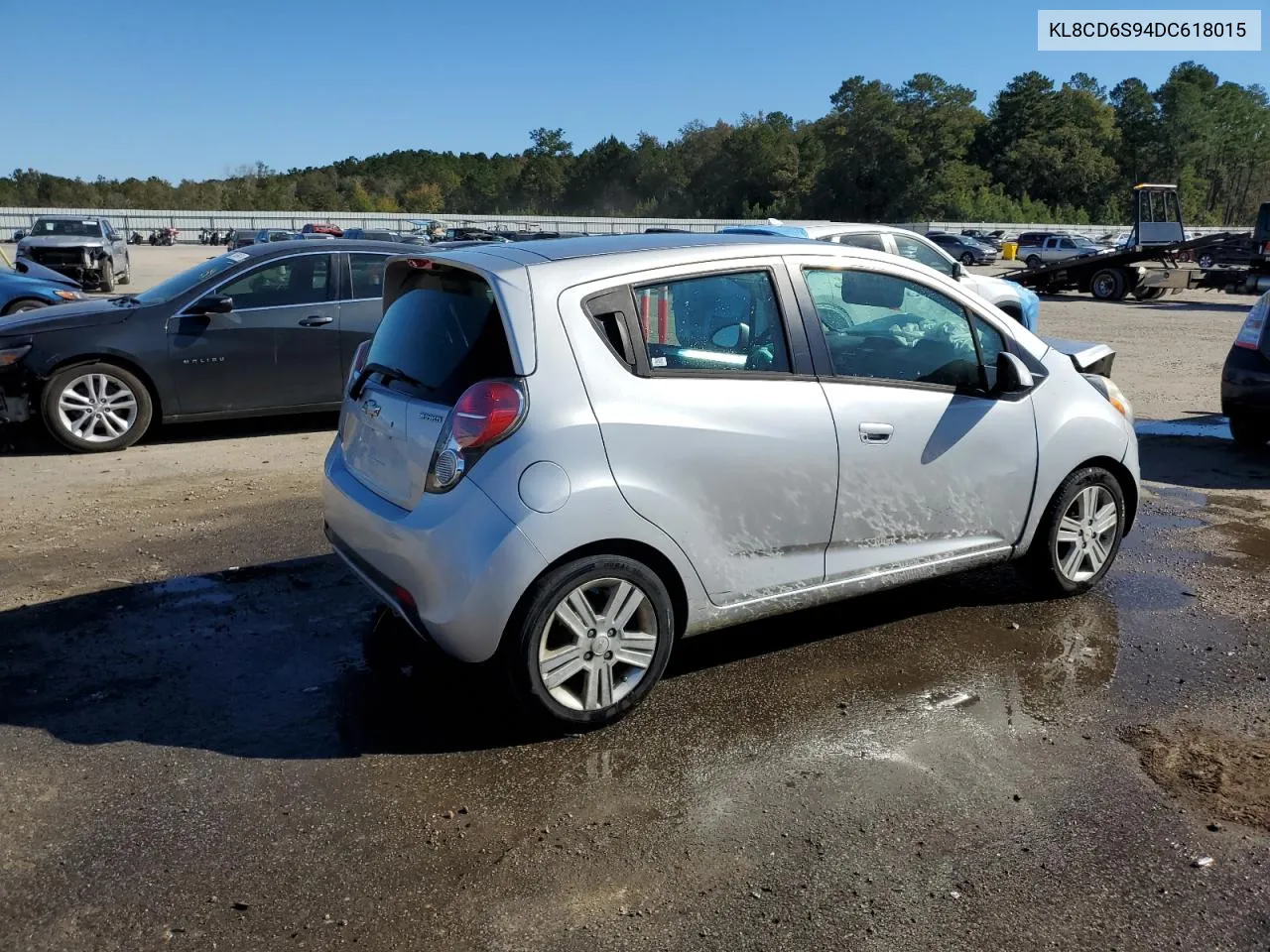 2013 Chevrolet Spark 1Lt VIN: KL8CD6S94DC618015 Lot: 75917564