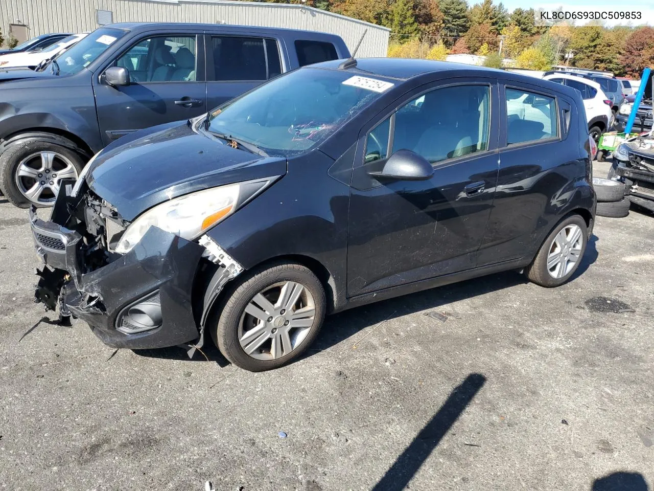 2013 Chevrolet Spark 1Lt VIN: KL8CD6S93DC509853 Lot: 76757254