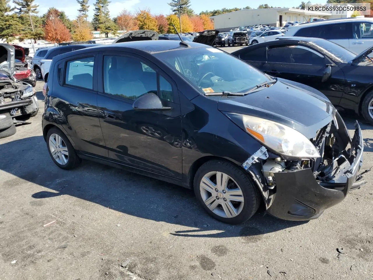 2013 Chevrolet Spark 1Lt VIN: KL8CD6S93DC509853 Lot: 76757254