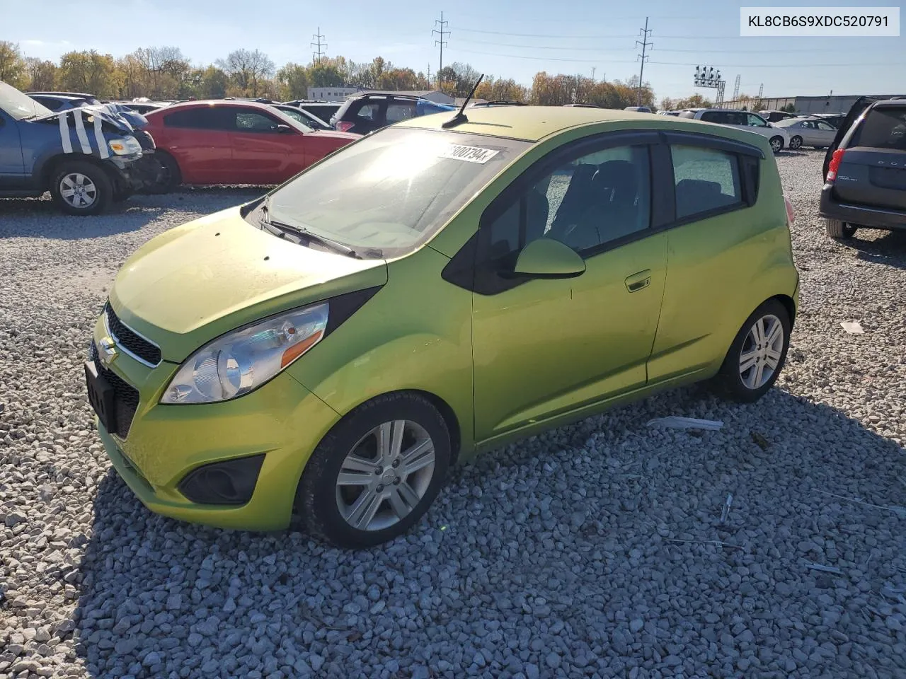 2013 Chevrolet Spark Ls VIN: KL8CB6S9XDC520791 Lot: 76800794