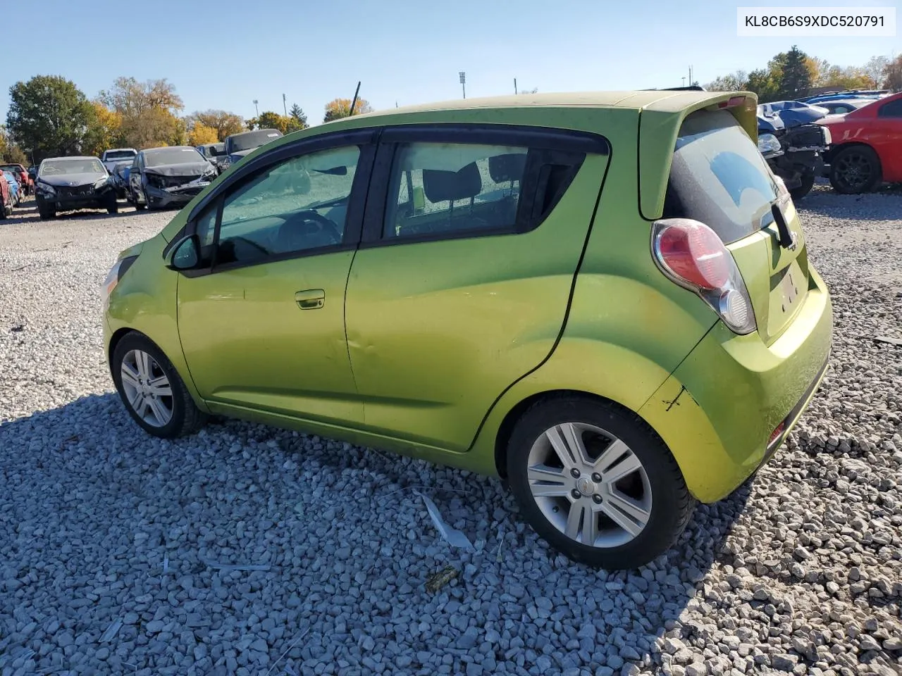 2013 Chevrolet Spark Ls VIN: KL8CB6S9XDC520791 Lot: 76800794