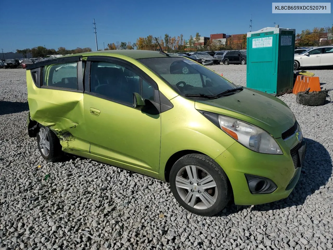 2013 Chevrolet Spark Ls VIN: KL8CB6S9XDC520791 Lot: 76800794