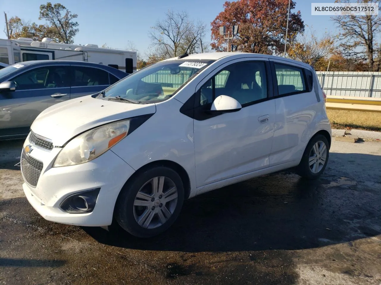 2013 Chevrolet Spark 1Lt VIN: KL8CD6S96DC517512 Lot: 77379324