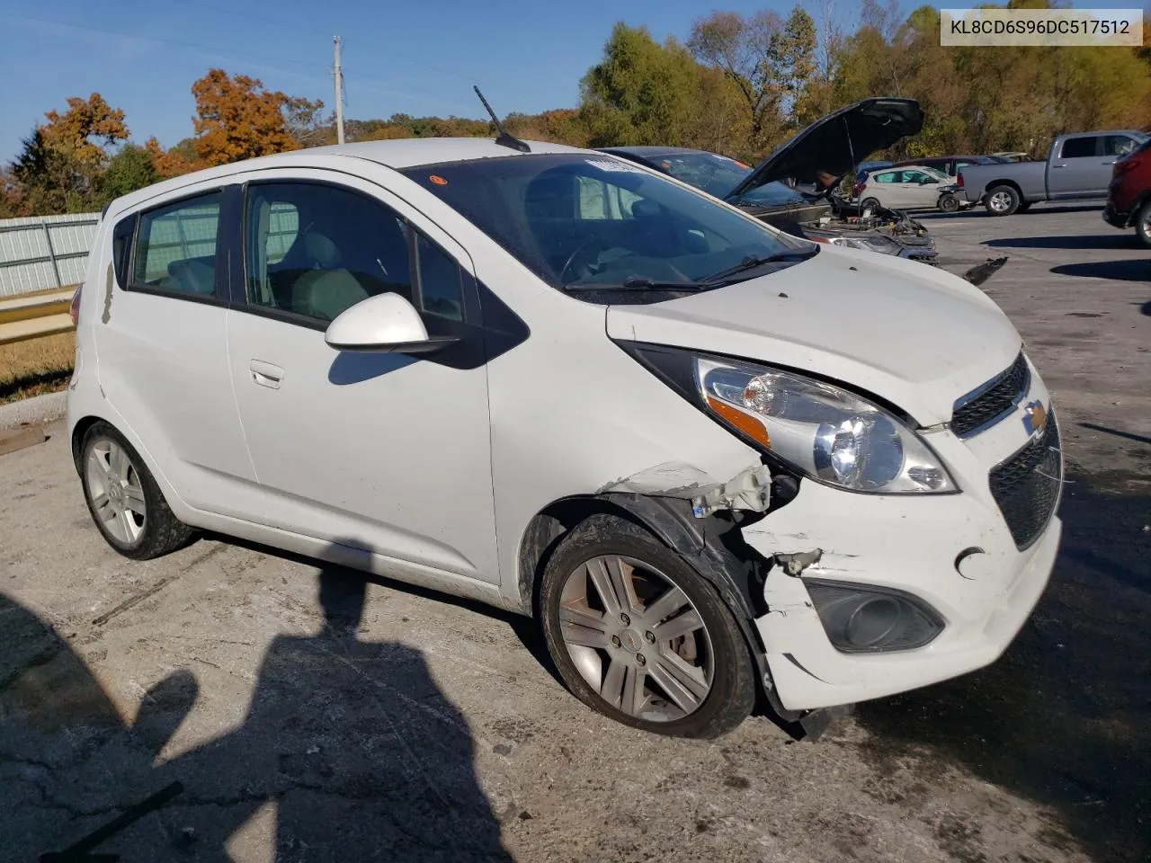 2013 Chevrolet Spark 1Lt VIN: KL8CD6S96DC517512 Lot: 77379324