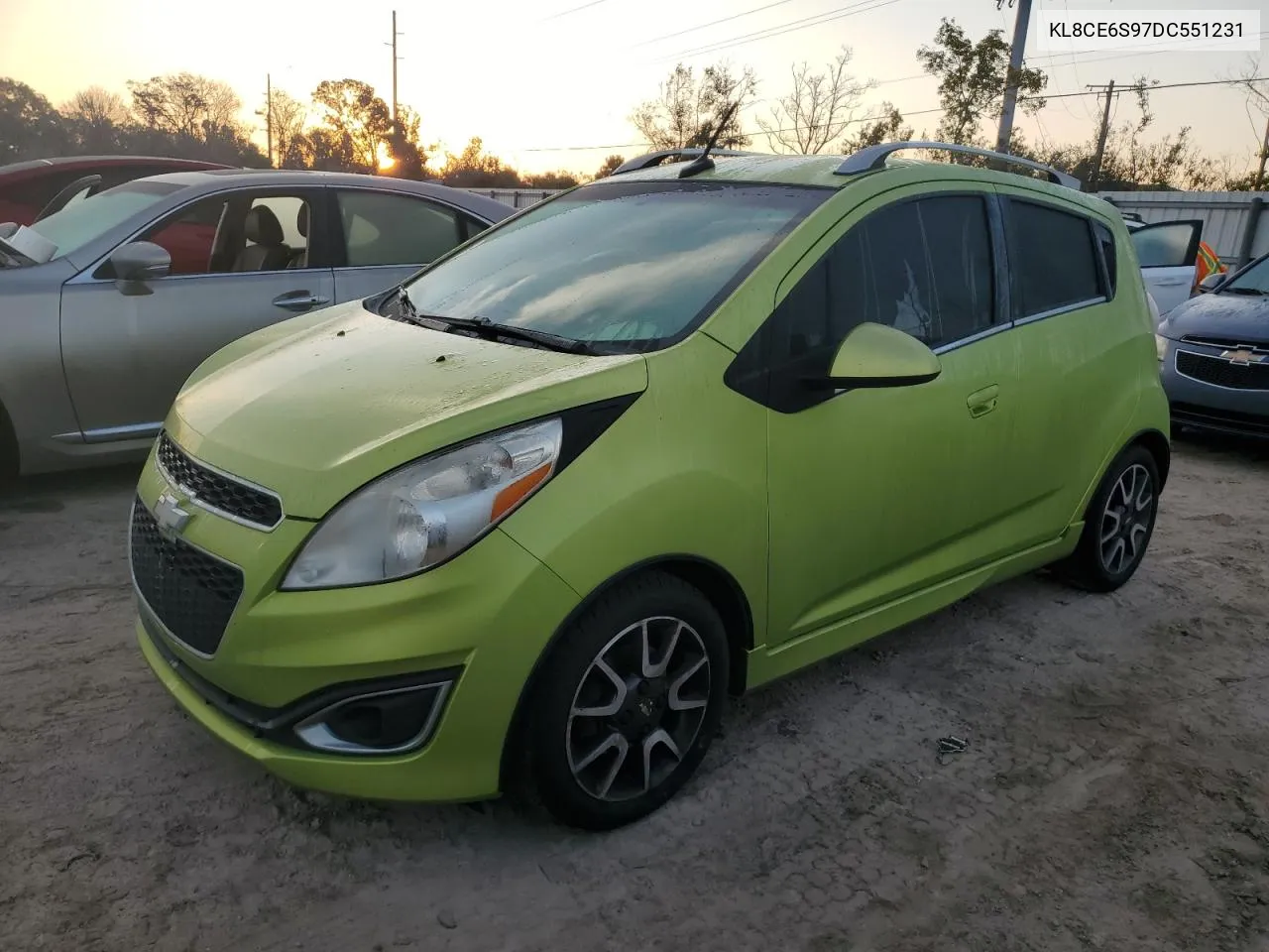 2013 Chevrolet Spark 2Lt VIN: KL8CE6S97DC551231 Lot: 78235614