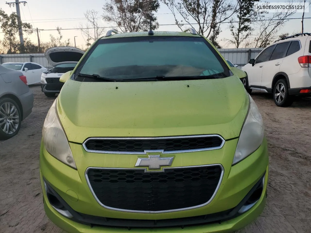 2013 Chevrolet Spark 2Lt VIN: KL8CE6S97DC551231 Lot: 78235614