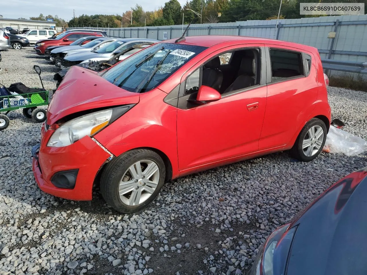 2013 Chevrolet Spark Ls VIN: KL8CB6S91DC607639 Lot: 78462934