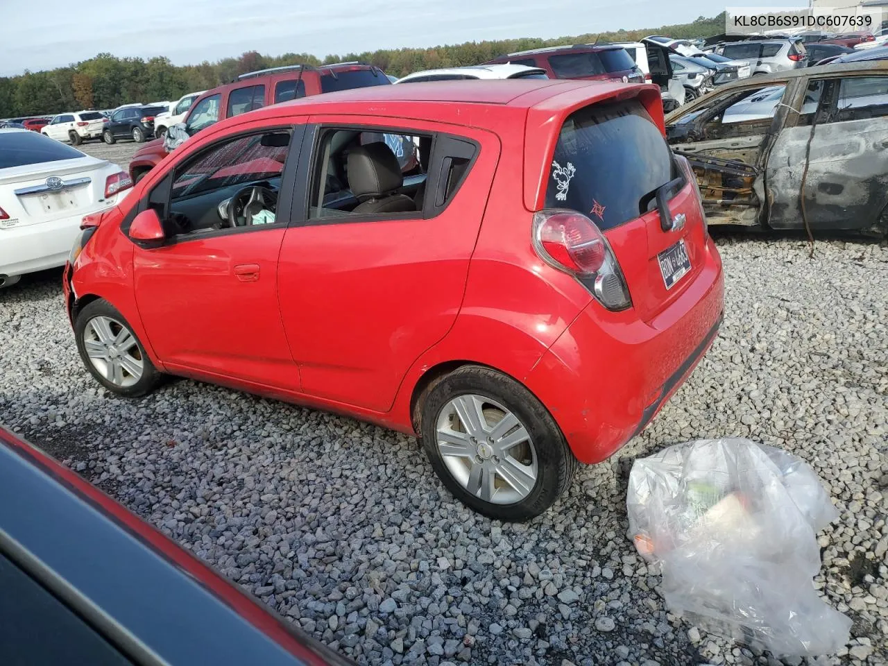 2013 Chevrolet Spark Ls VIN: KL8CB6S91DC607639 Lot: 78462934