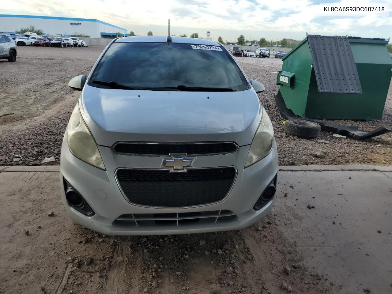 2013 Chevrolet Spark Ls VIN: KL8CA6S93DC607418 Lot: 79060794