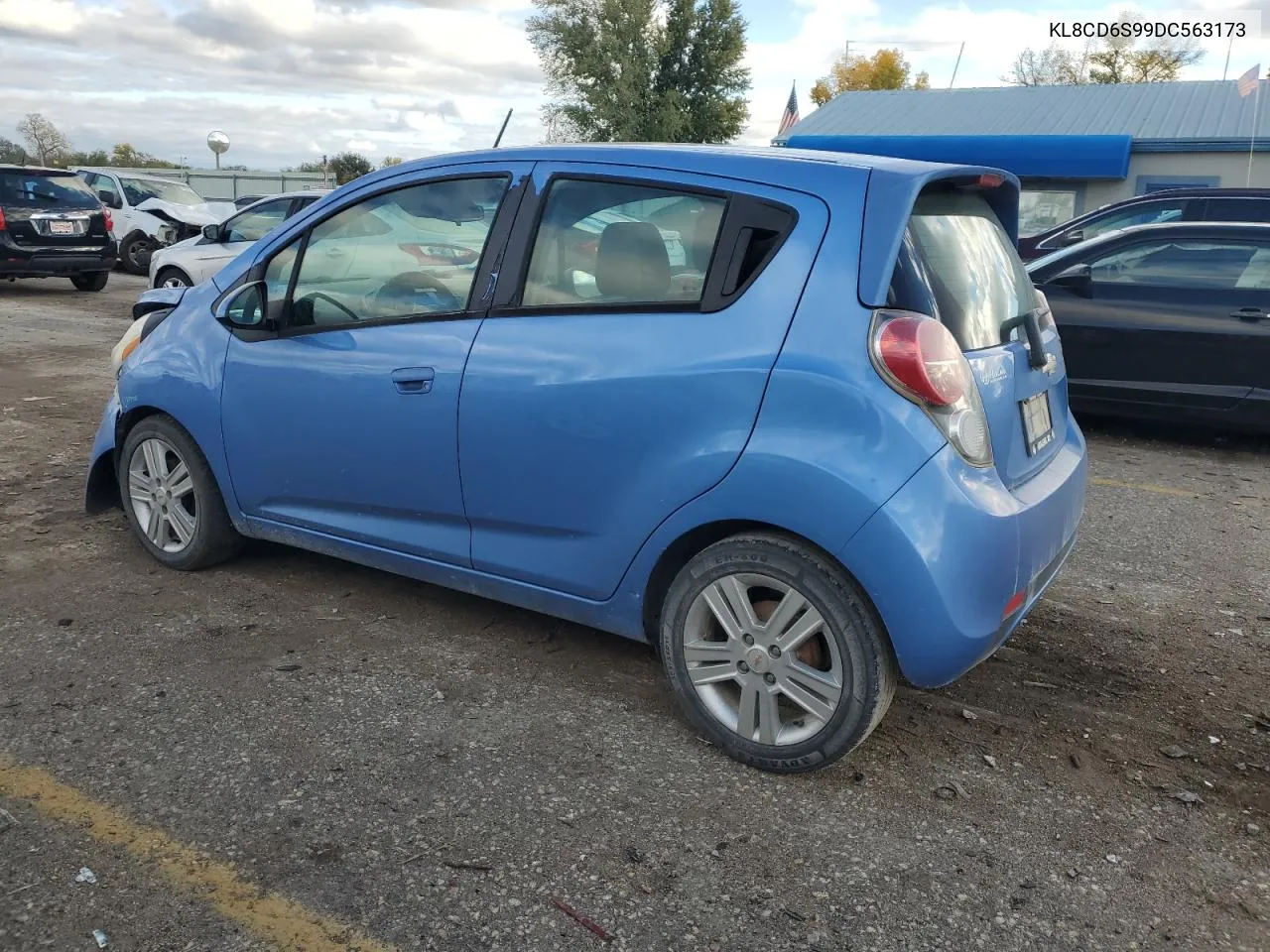 2013 Chevrolet Spark 1Lt VIN: KL8CD6S99DC563173 Lot: 79114414