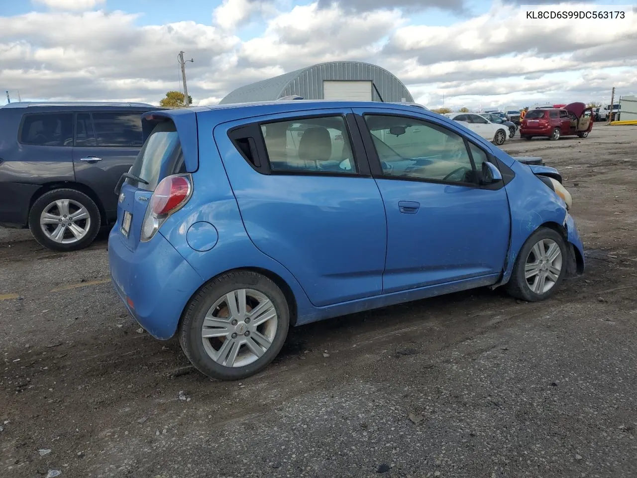 2013 Chevrolet Spark 1Lt VIN: KL8CD6S99DC563173 Lot: 79114414