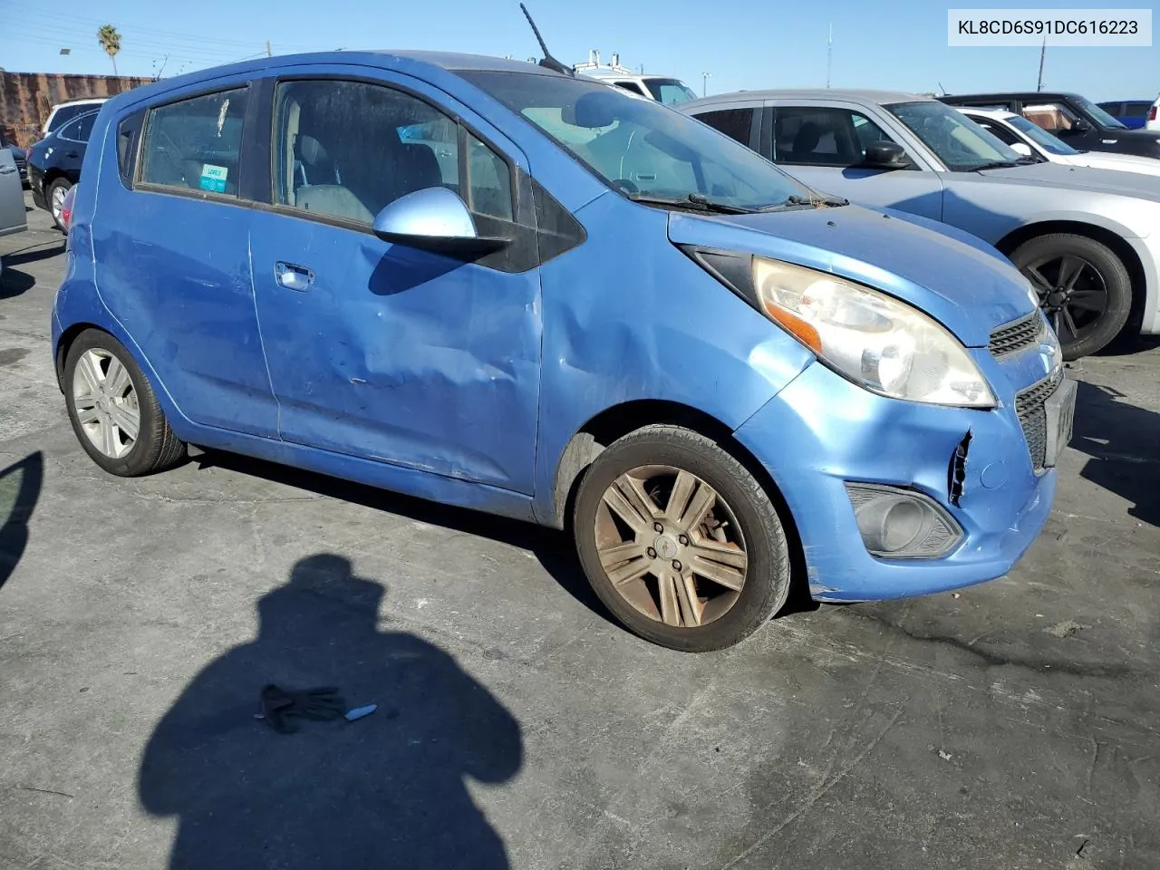 2013 Chevrolet Spark 1Lt VIN: KL8CD6S91DC616223 Lot: 79772544