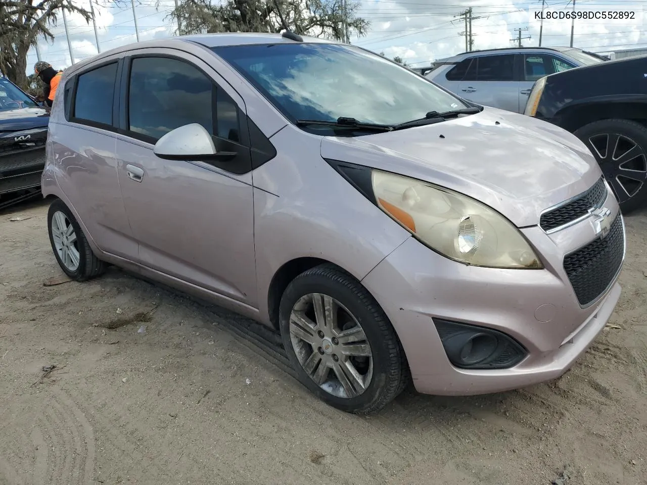 2013 Chevrolet Spark 1Lt VIN: KL8CD6S98DC552892 Lot: 79925094