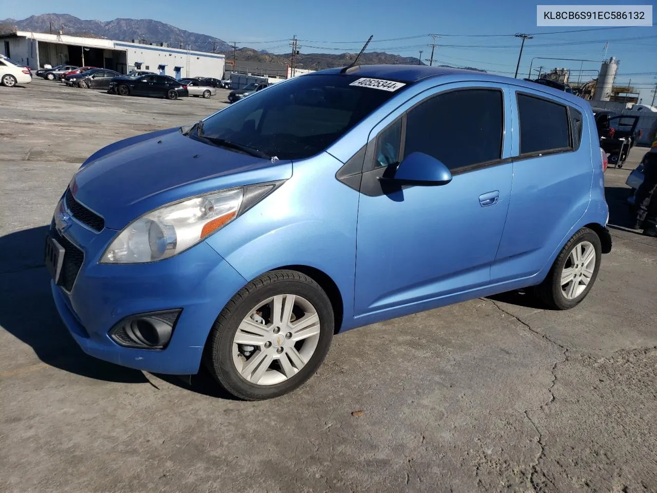 2014 Chevrolet Spark Ls VIN: KL8CB6S91EC586132 Lot: 40525344