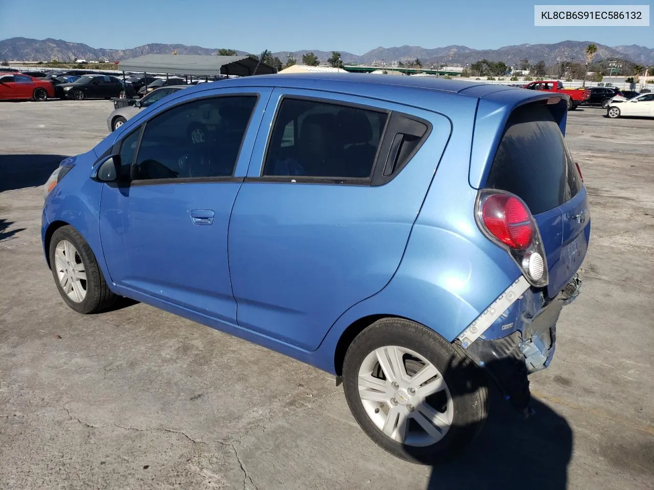 2014 Chevrolet Spark Ls VIN: KL8CB6S91EC586132 Lot: 40525344