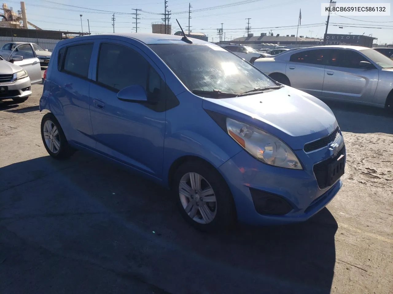 2014 Chevrolet Spark Ls VIN: KL8CB6S91EC586132 Lot: 40525344